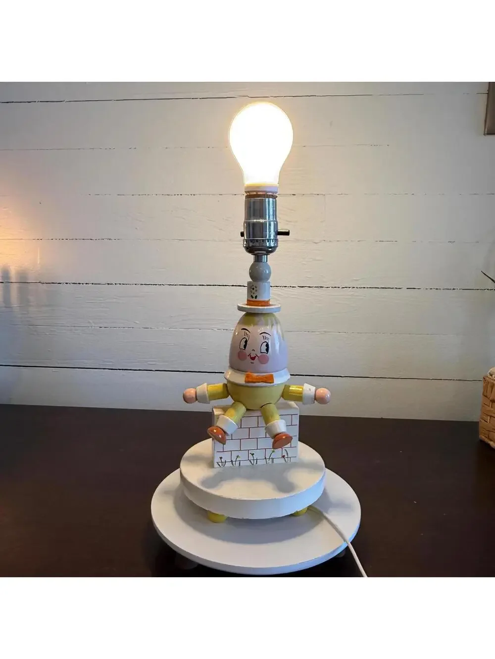 Humpty Dumpty Bedside Nursery Lamp - 1978